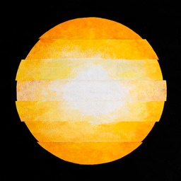 848 C�rculo sesgado Amarillo